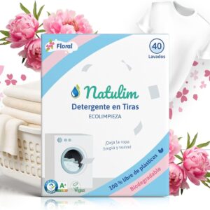 Detergente en Tiras para Lavadora (40 Lavados) - Fragancia Floral