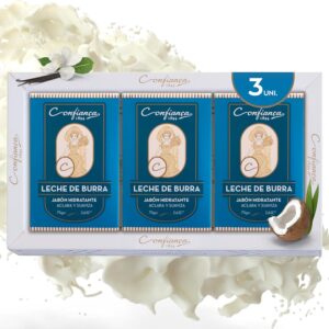 Jabón Leche de Burra - Pack de 3 Unidades Hidratantes y Nutritivas x 75g
