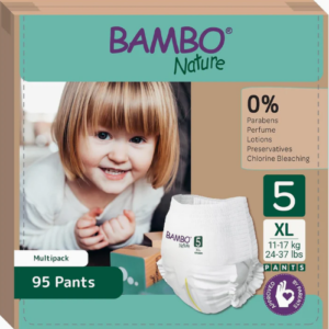 Pack ahorro Pants de entrenamiento Bambo Nature Talla 5 (12 a 18kg) 95 Uds