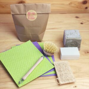 Kit de limpieza zero waste básico